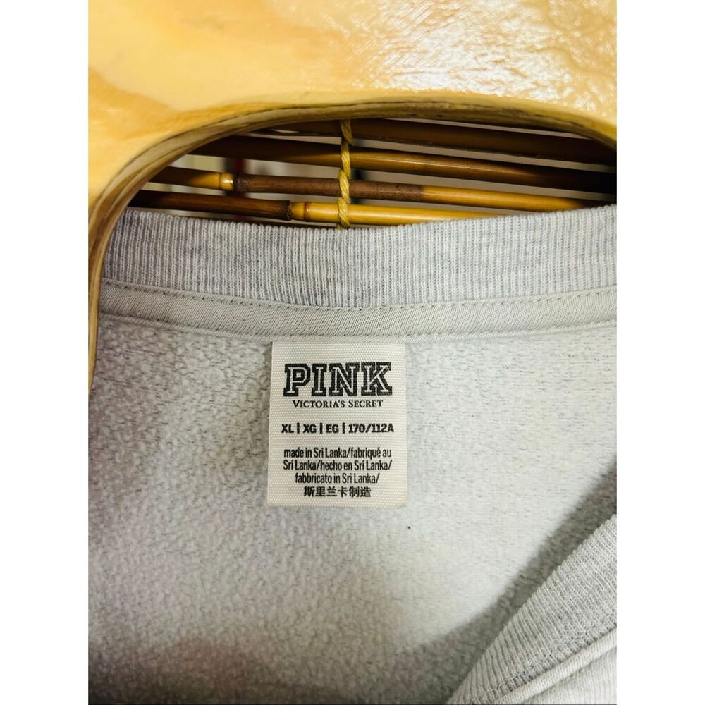 PINK Victoria’s Secret XL Grey and Black Sweatshirt - Picture 4 of 4